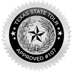 Texas Parent Taught Driver Education Course 107 seal.