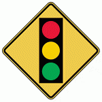 Traffic control signal ahead.