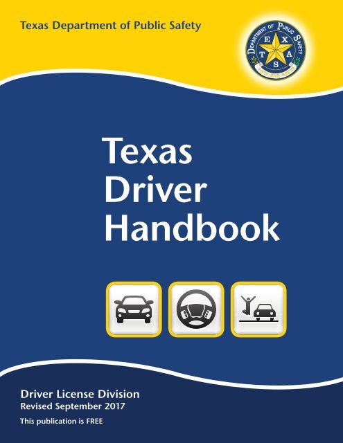 Texas Driver Handbook - DL-7